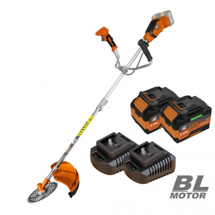 Акумуляторний садовий тример Tex.AC TAOE-GT40VB +АКБ2х8Аг+ЗП 