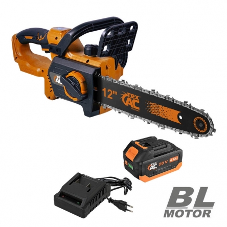 Аккумуляторная цепная пила  Tex.AC TAOE-S12BL+АКБ+ЗП.