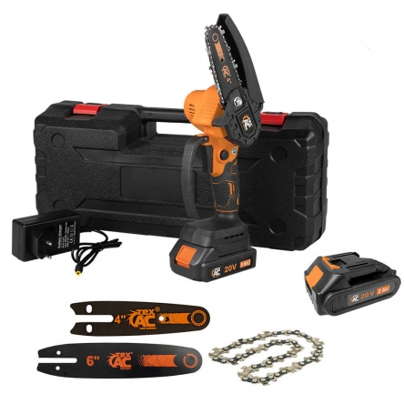 Аккумуляторная цепная пила  Tex.AC TAOE-S4+АКБ+Ланцюг+шина 6д.